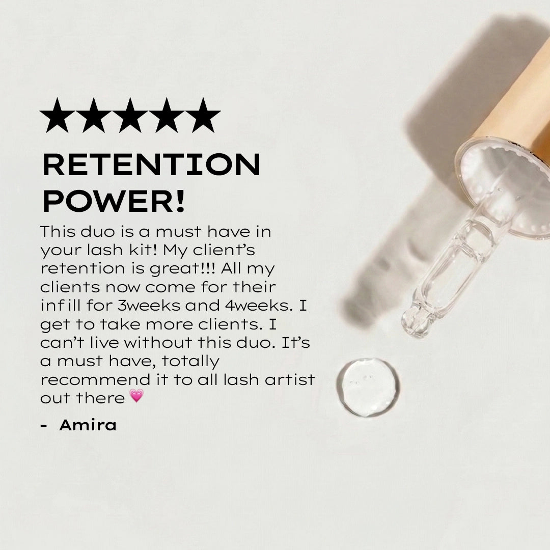 DUO para Retenção de Pestanas - ECONOMIZE 30%