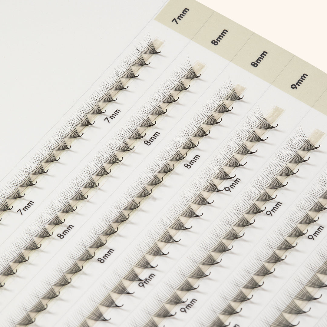 Pestanas Pré-feitas Estreitas Mayfair 10D 0.03 640 leques - Comprimentos Mistos