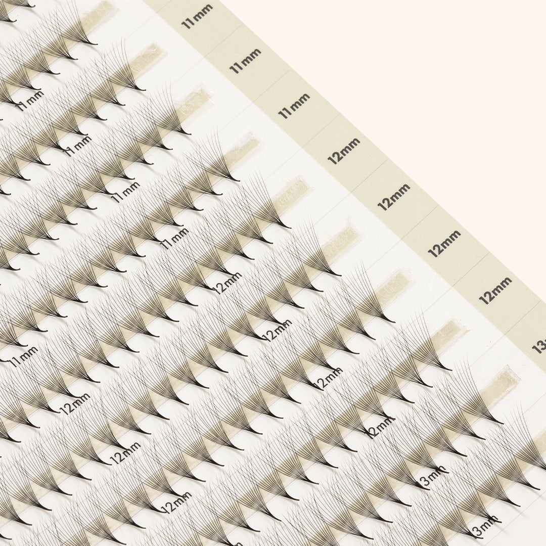 Pestanas Pré-feitas Estreitas Mayfair 12D 0.03 640 leques - Comprimentos Mistos