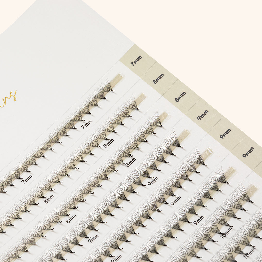 Pestanas Pré-feitas Estreitas Mayfair 12D 0.03 640 leques - Comprimentos Mistos