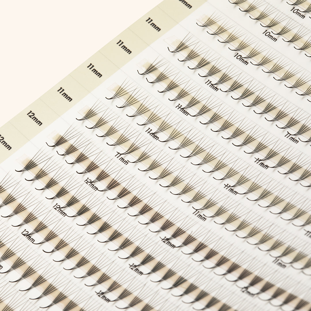 Pestanas Pré-feitas Estreitas Mayfair 5D 0.06 600 leques - Comprimentos Mistos