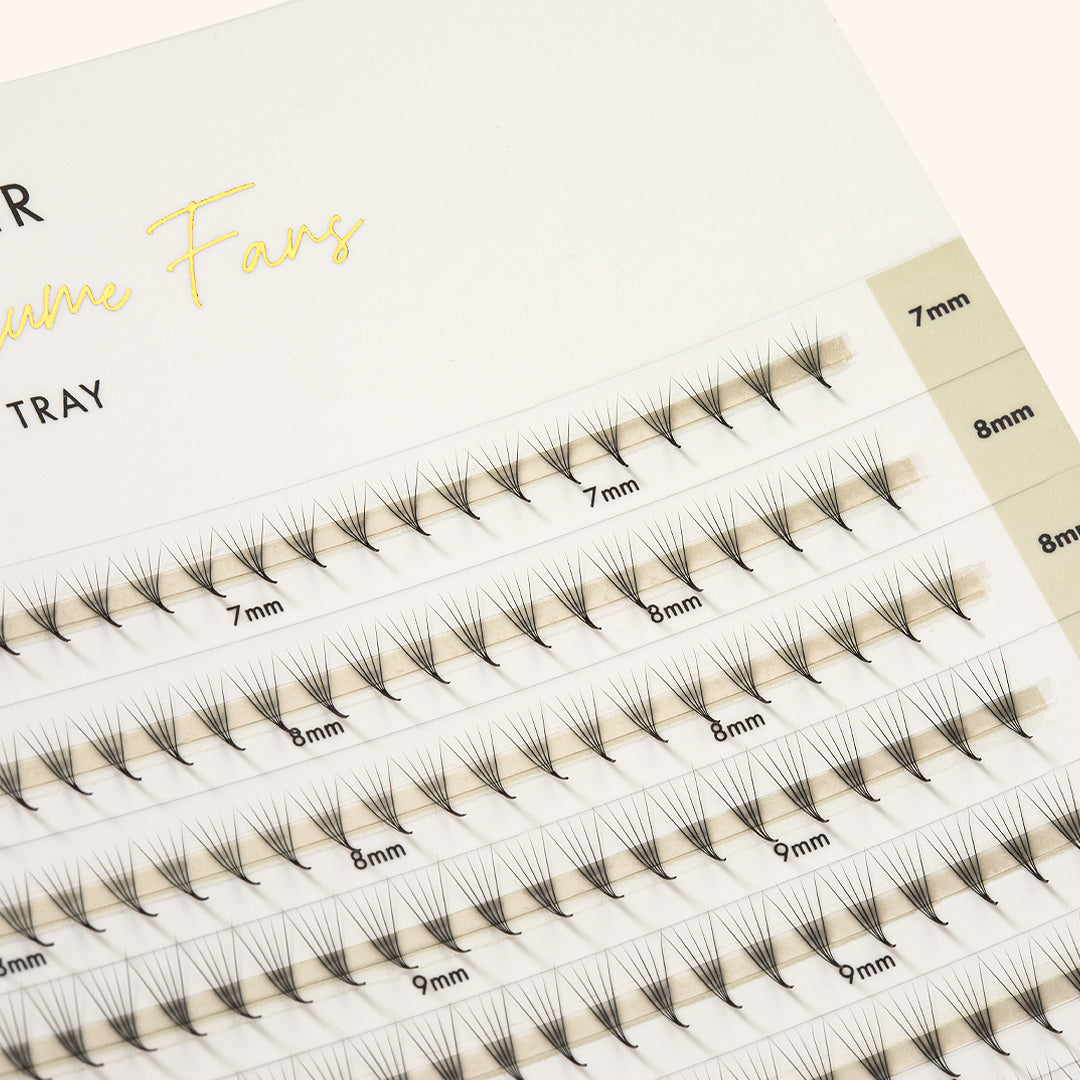 Pestanas Pré-feitas Estreitas Mayfair 5D 0.06 600 leques - Comprimentos Mistos