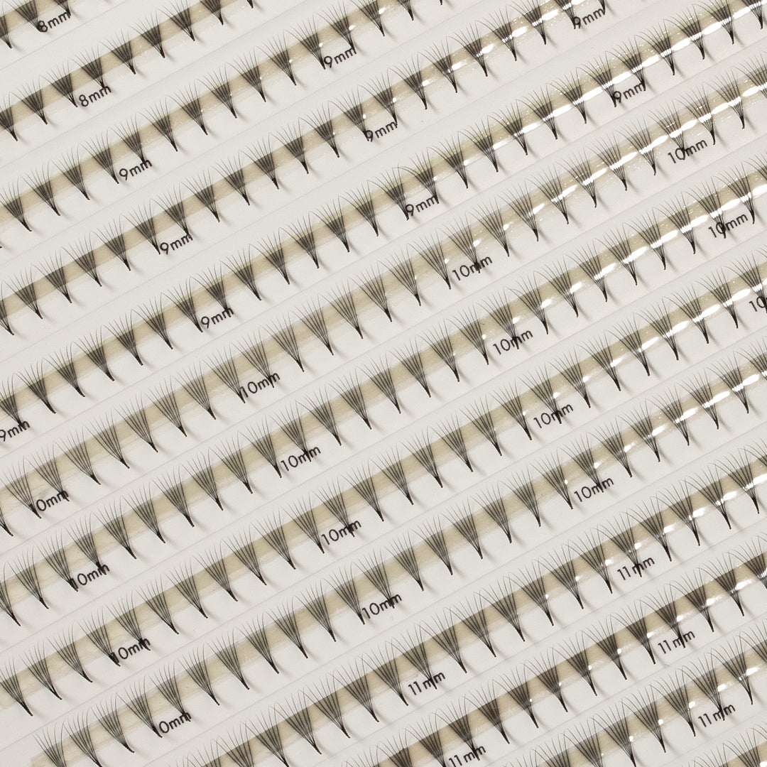 Pestanas Pré-feitas Estreitas Mayfair 6D 0.06 600 leques - Comprimentos Mistos