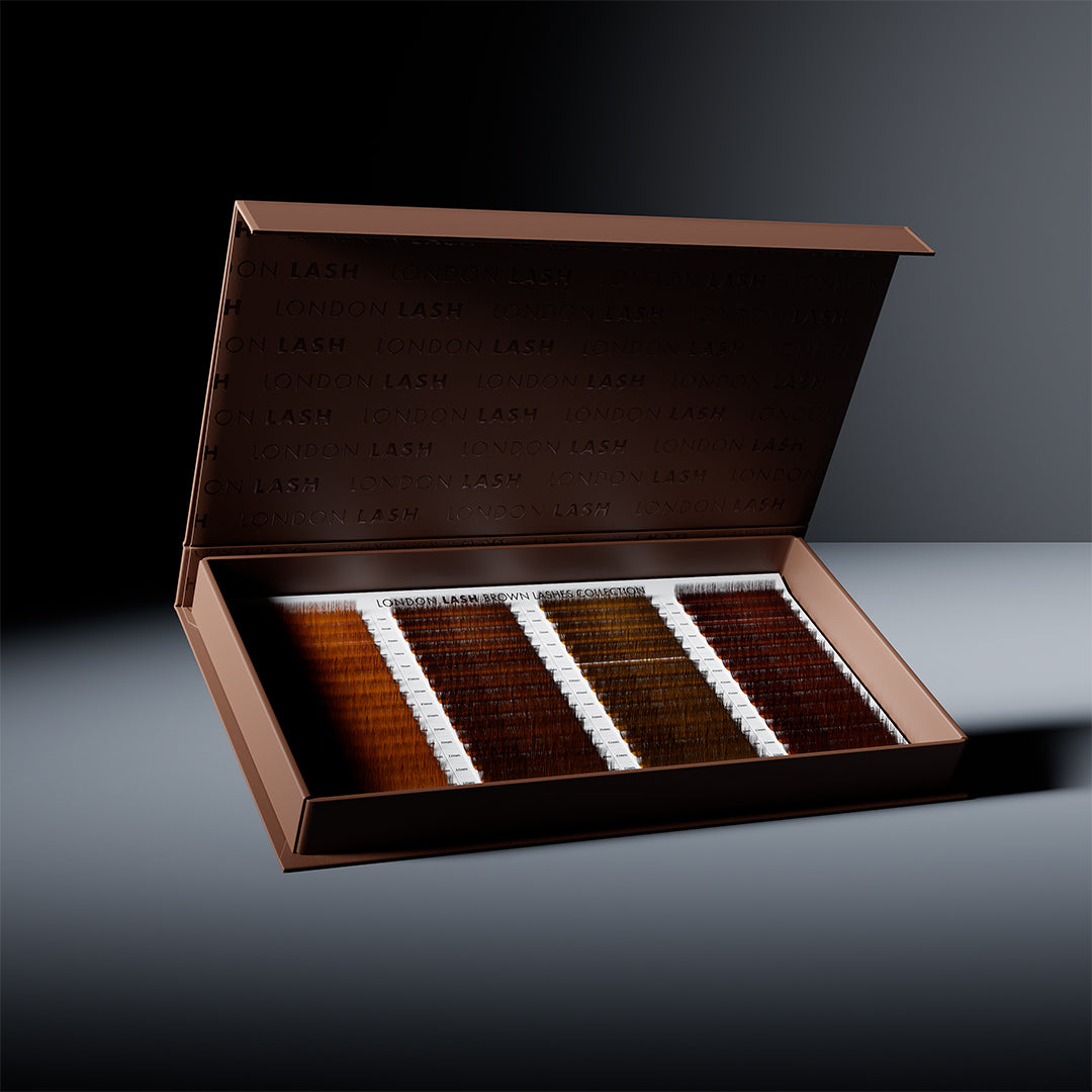 Coleção de Pestanas de Volume Castanhas &amp; Ruivas 0,07