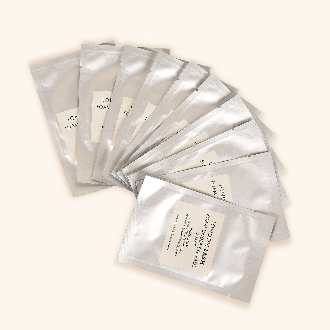 Almofadas de espuma para os olhos