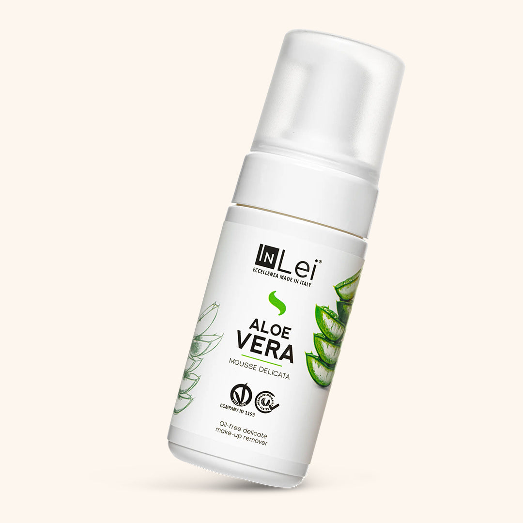 InLei® Espuma de Aloé Vera para Pestanas e Sobrancelhas - 100ml