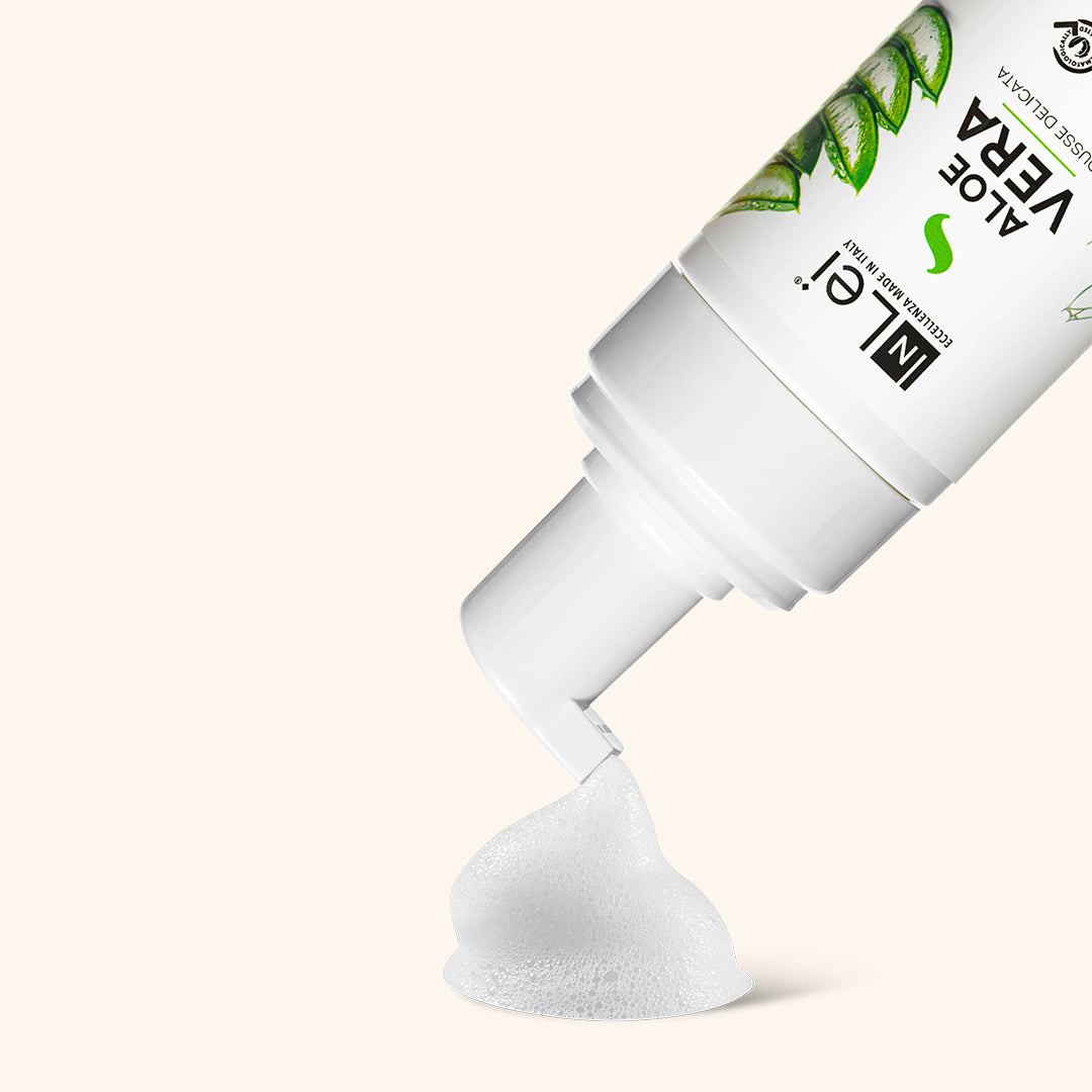 InLei® Espuma de Aloé Vera para Pestanas e Sobrancelhas - 100ml