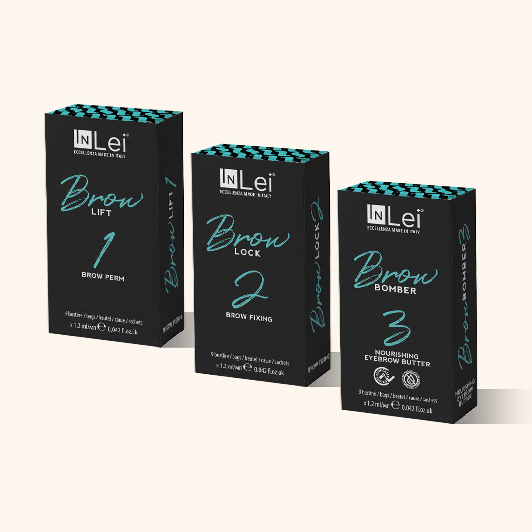 Sachês de tratamento para sobrancelhas InLei® Brow Bomber (9 Sachês)