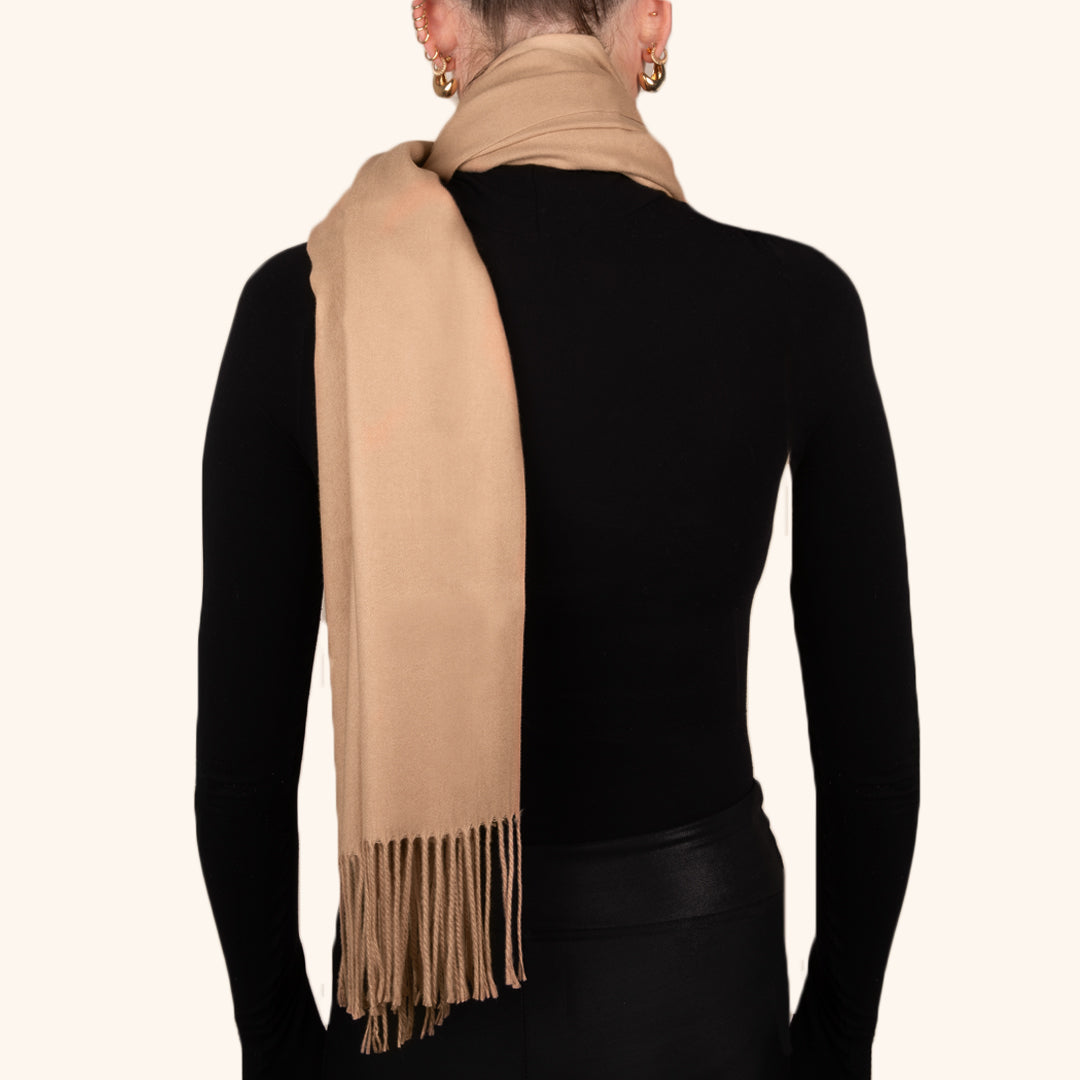 Cachecol de lã grande