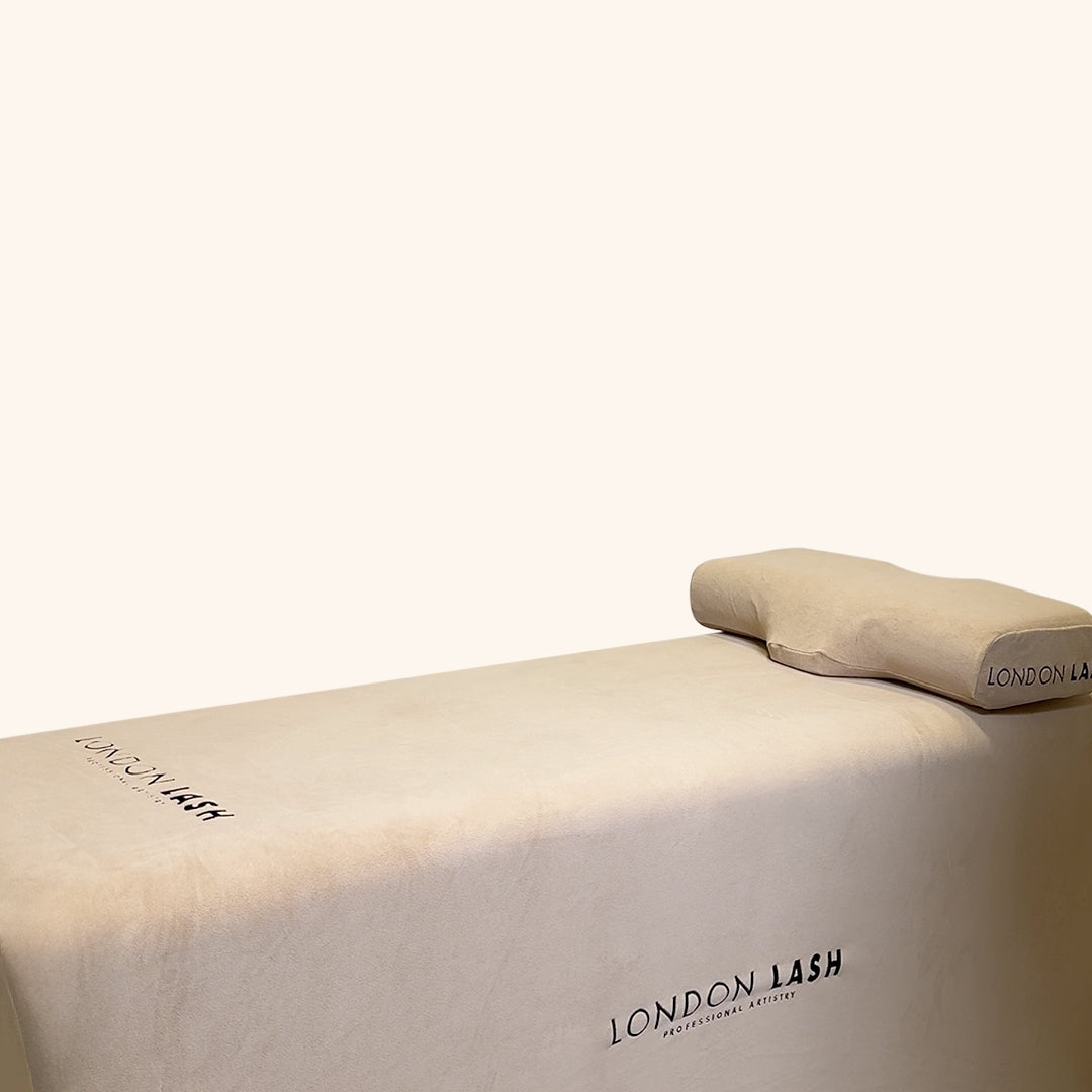 Capa de Marquesa e Fronha Teddy Fleece Bege