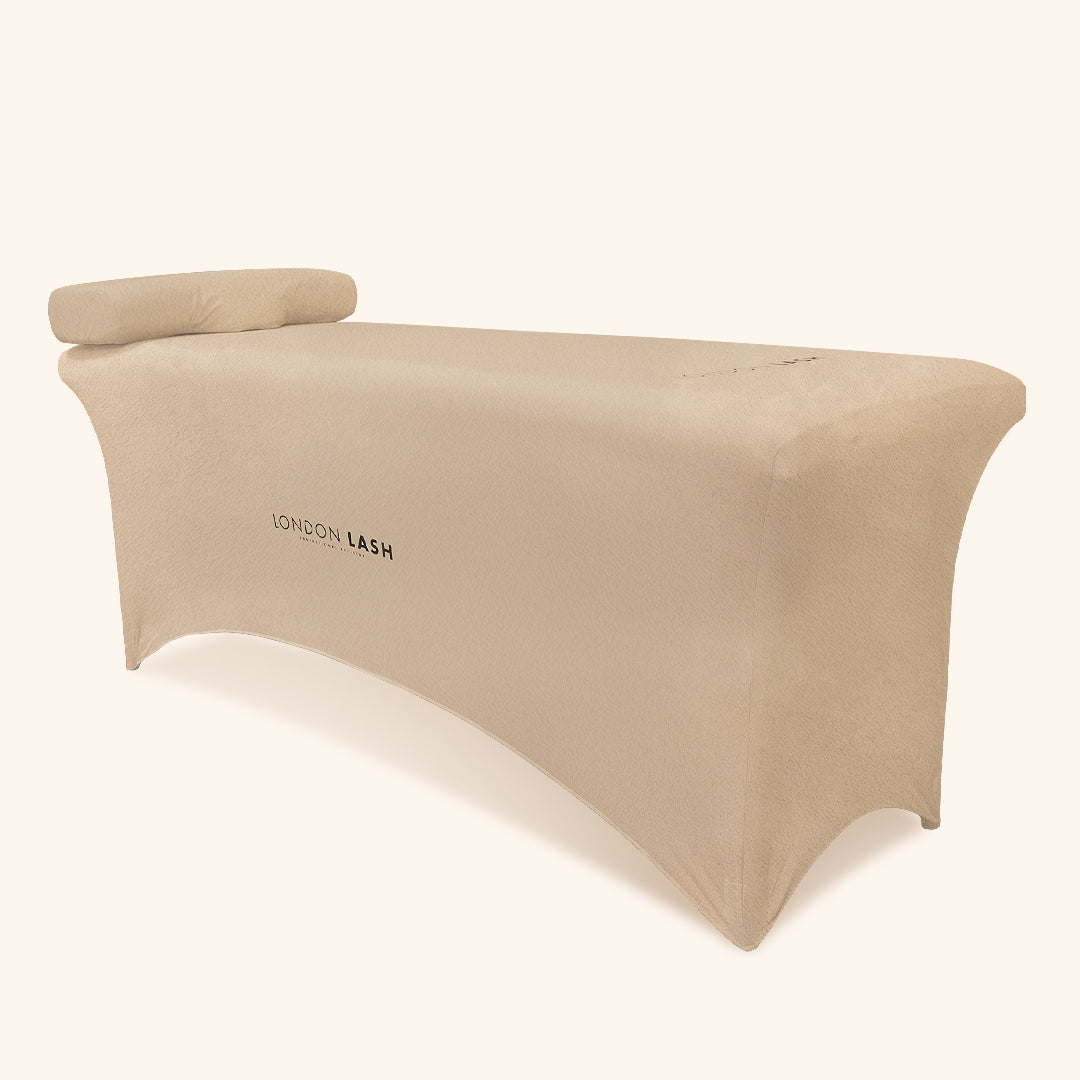 Capa de Marquesa e Fronha Teddy Fleece Bege