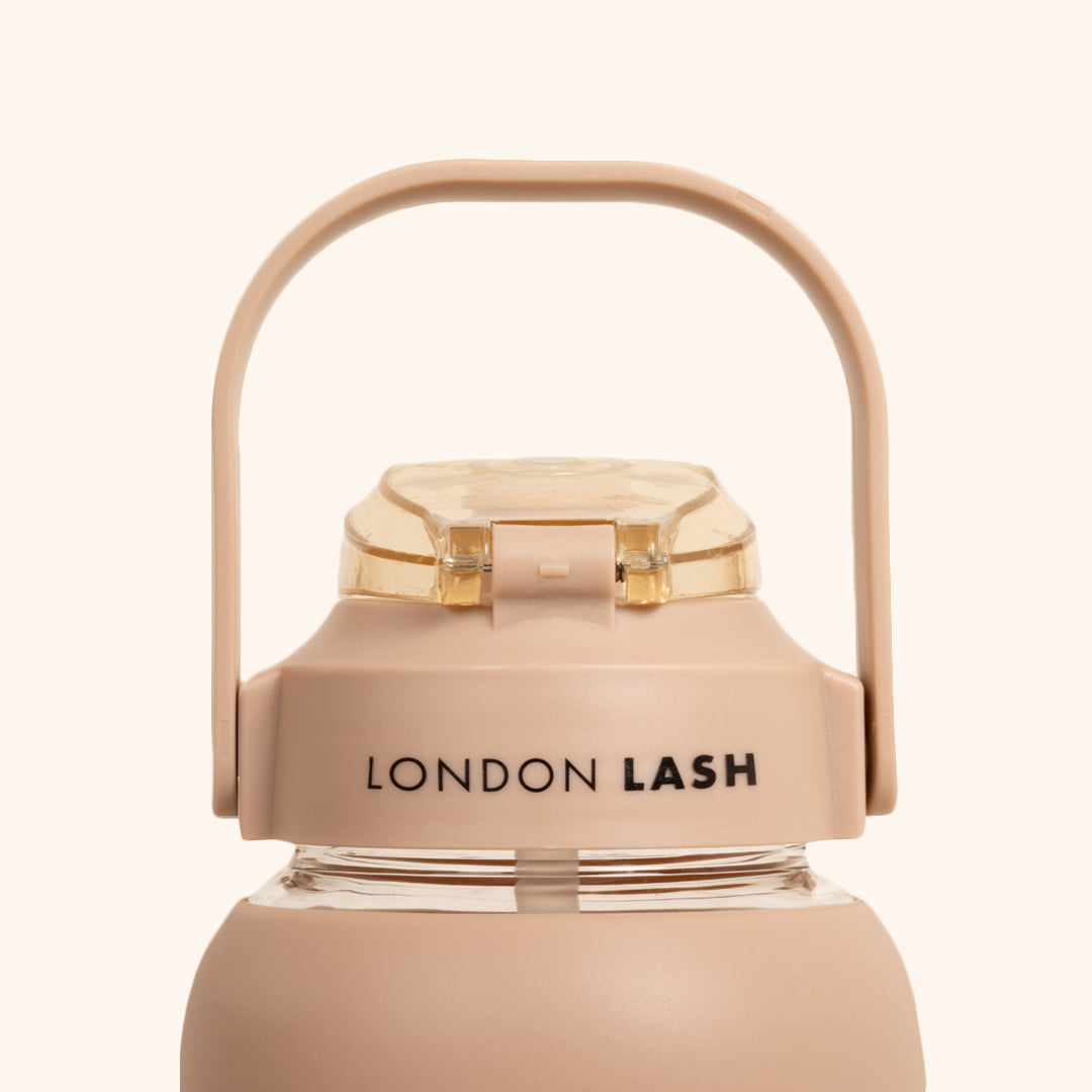 Garrafa de água de Vidro London Lash