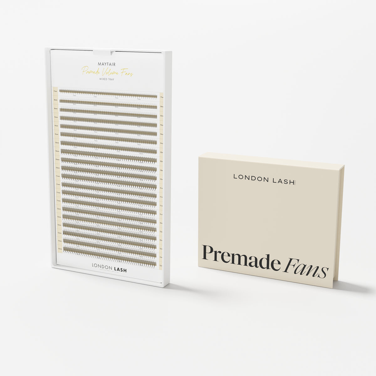 Narrow Premade/Promade Fans 10D 0.03 640 fans - Mixed Lengths