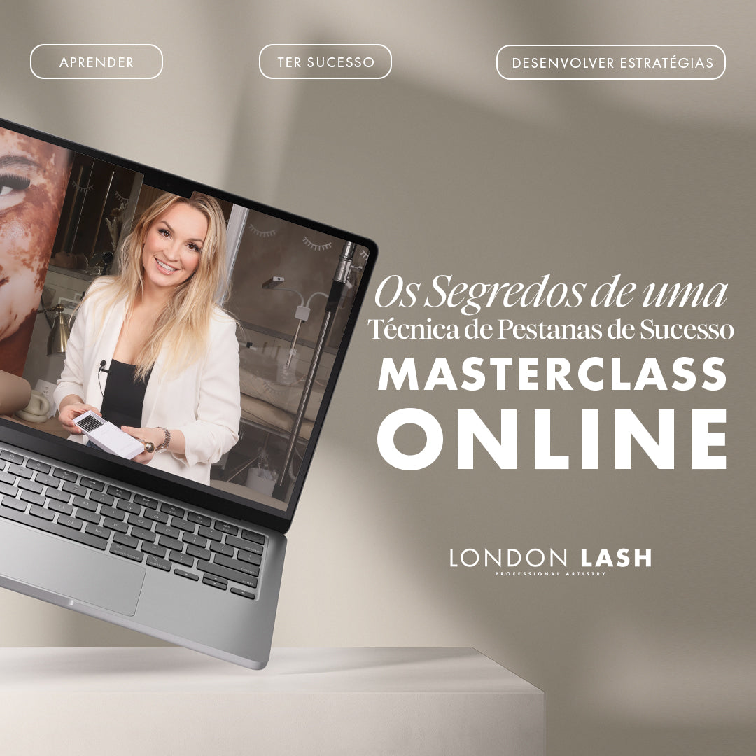 Segredos de uma Técnica de Cílios Ocupada - Masterclass Online em Português