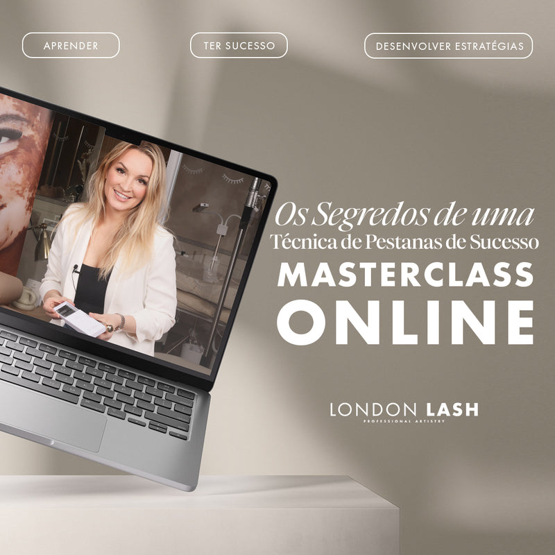 Segredos de uma Técnica de Cílios Ocupada - Masterclass Online em Português