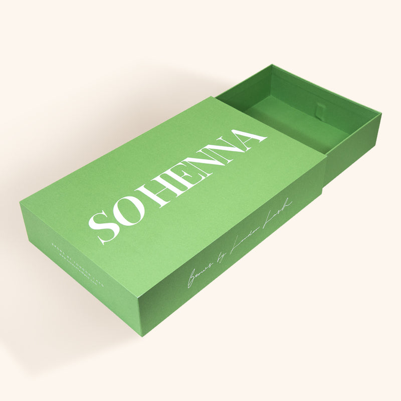 Caixa de kit de hena (somente caixa)