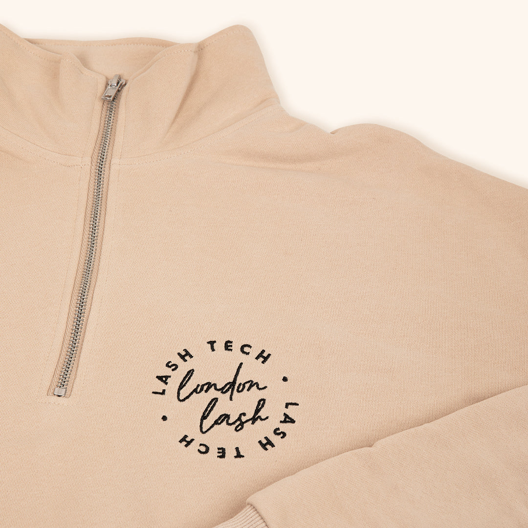 Fato com zíper e gola funil London Lash