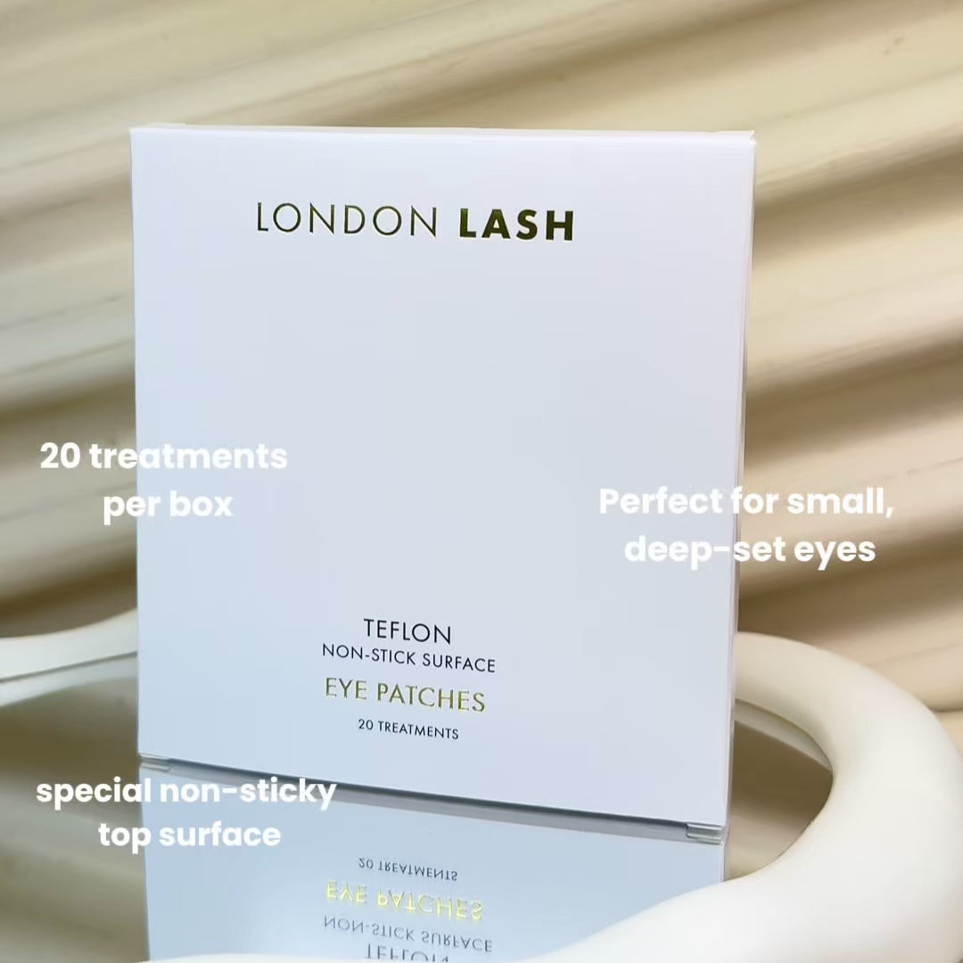 Adesivos de gel antiaderentes "Teflon" para os olhos (20 tratamentos)