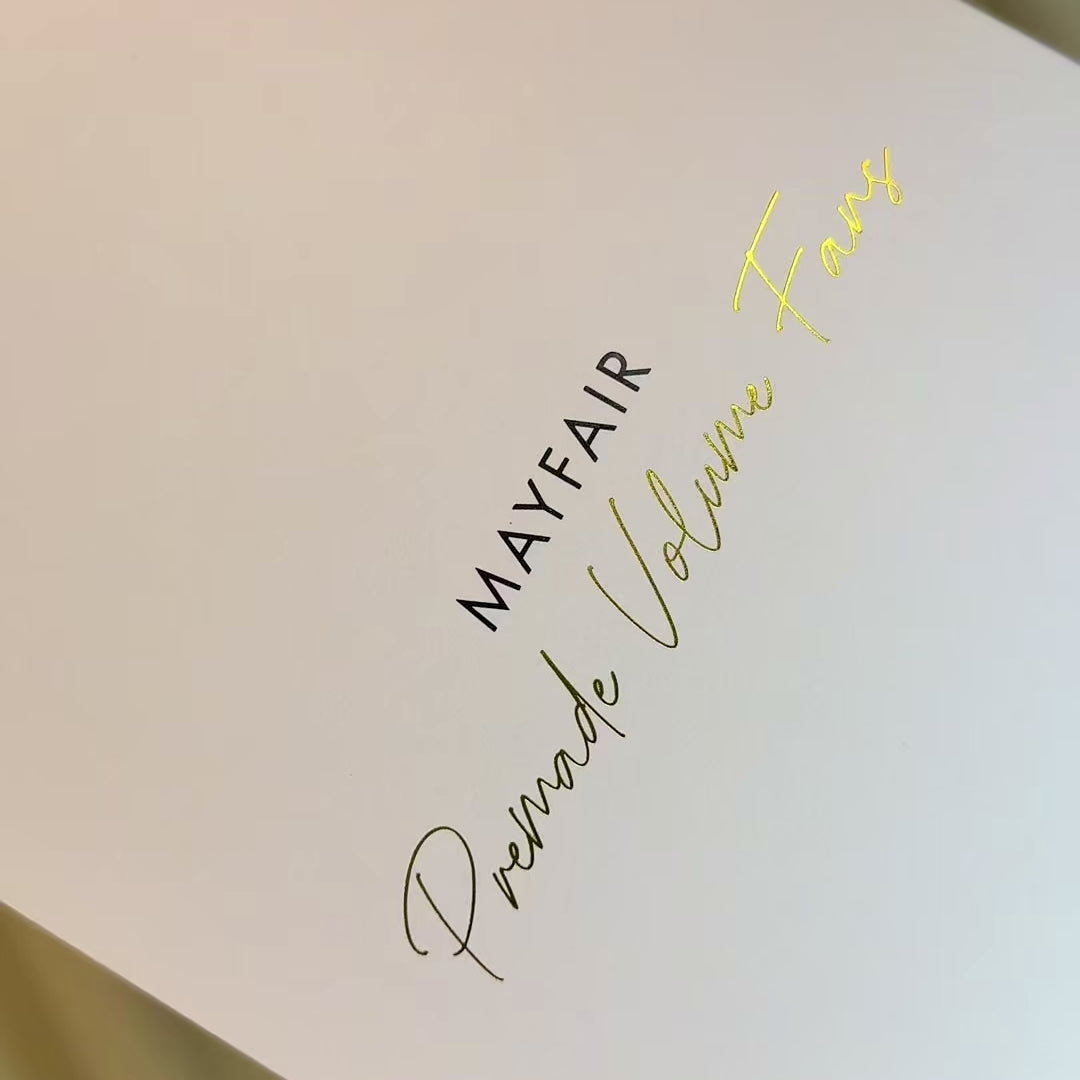 Pestanas Pré-feitas Estreitas Mayfair 6D 0.06 600 leques - Comprimentos Mistos