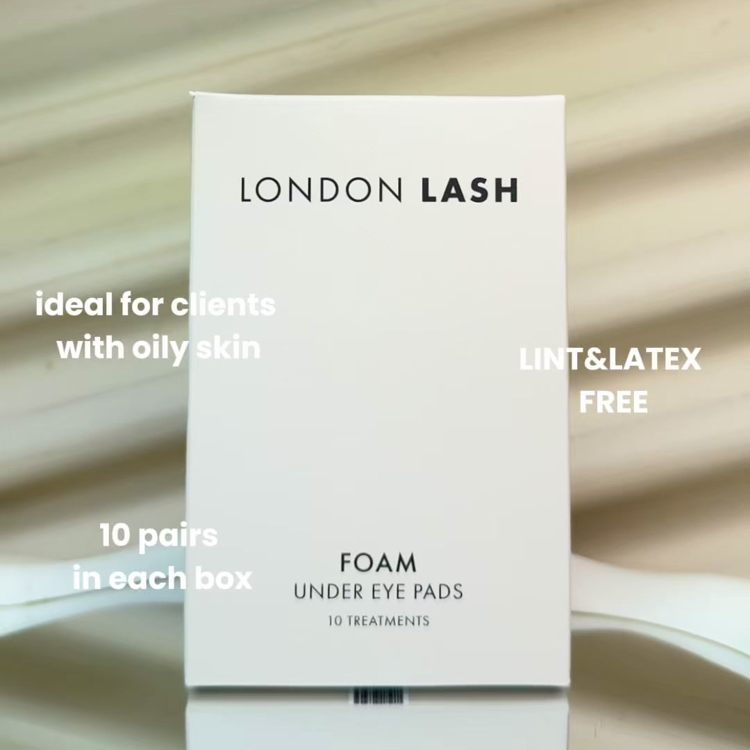 Almofadas de espuma para os olhos