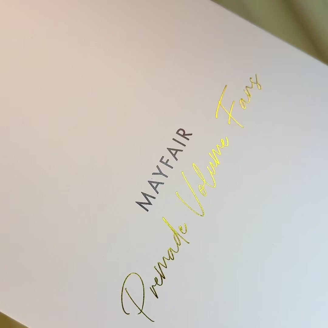 Pestanas Pré-feitas Estreitas Mayfair 5D 0.06 600 leques - Comprimentos Mistos