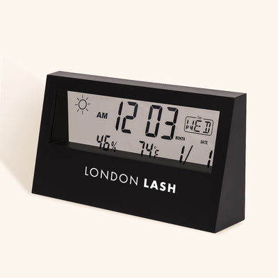 Higrómetro e Termómetro Digital para salão de beleza da London Lash