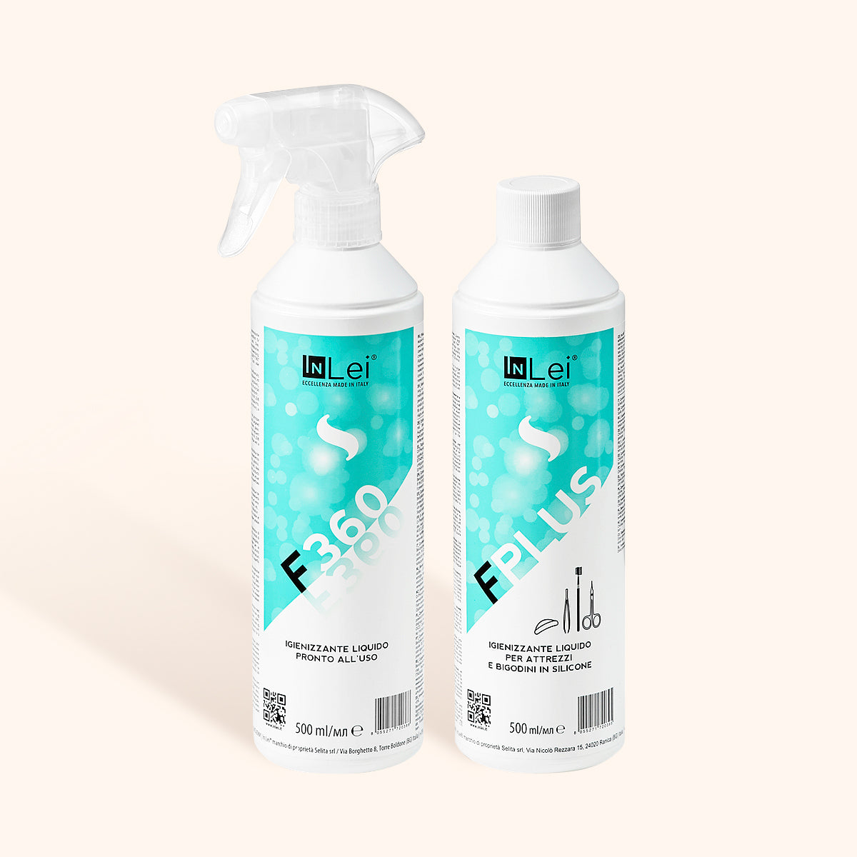 Pacote de Desinfecção InLei® - Líquido F Plus e Spray Sanitizante F360 - ECONOMIZE 25%