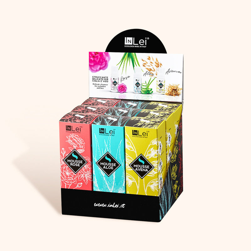 Shampoo InLei® Delicate para Pestanas e Sobrancelhas 9 unidades (Trio)
