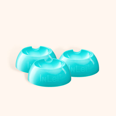 InLei® Solo Bowl - 3 tigelas para mistura química de tintura e produtos para lifting de pestanas e laminação de sobrancelhas