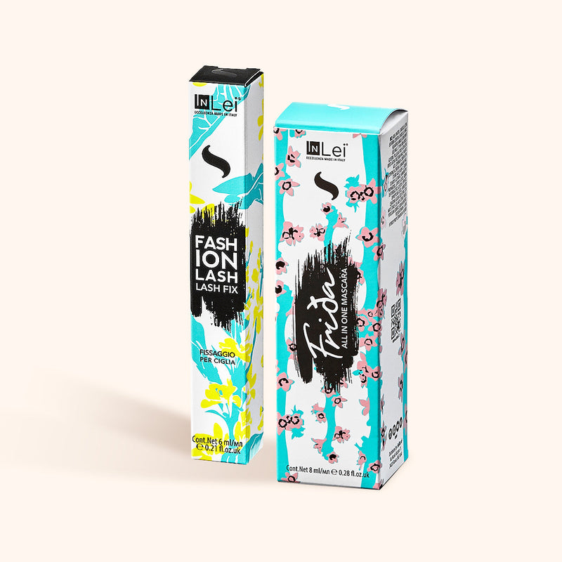 Pacote Pestanas Perfeitas InLei® - Condicionador de Pestanas Fashion e Rímel Frida - ECONOMIZE 25%