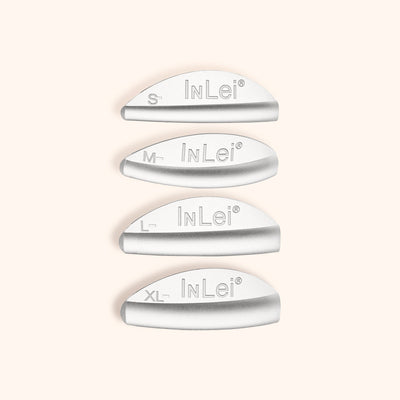 InLei® ONLY - Modeladores de pestanas de silicone (4 pares) para lifting de pestanas