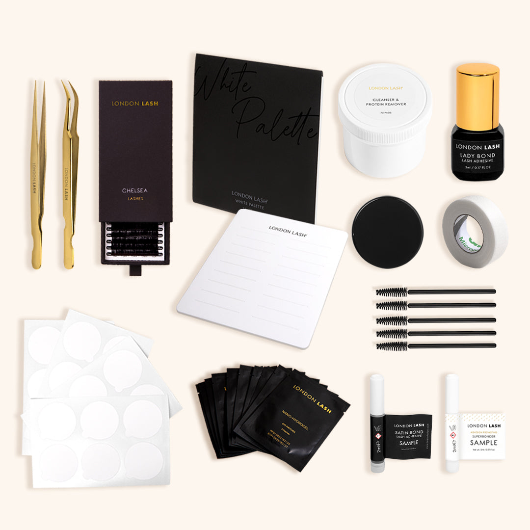 Mini kit de extensões de pestanas fio a fio &quot;PESTANAS CLÁSSICAS&quot;, London Lash