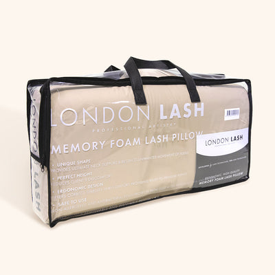 sacolas do Travesseiro de Espuma Viscoelástica, para salão de beleza (2 cores), para pescoço durante tratamentos de pestanas, da London Lash Portugal