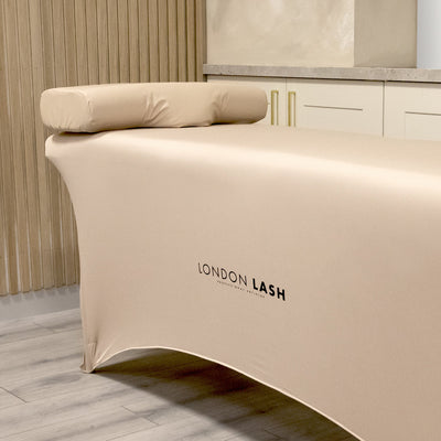 cama de estética com Travesseiro de Espuma Viscoelástica, para salão de beleza (2 cores), para pescoço durante tratamentos de pestanas, da London Lash Portugal