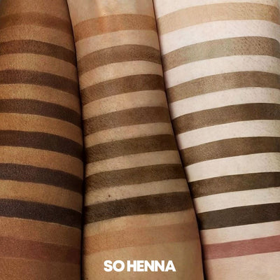 DIFERENTES TONALIDADES DO PÓ DE HENNA PARA SOBRANCELHA - SO HENNA, PRODUTOS PARA SOBRANCELHAS LONDON LASH PORTUGAL