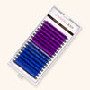 Pestanas Coloridas Violeta e Azul Fio a Fio da London Lash